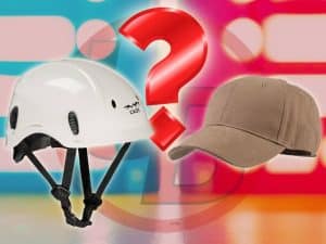 ¿Se puede usar gorra debajo del casco de seguridad?