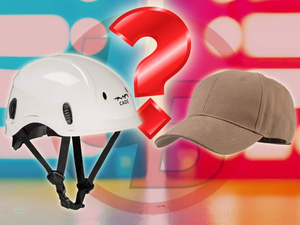 ¿Se puede usar gorra debajo del casco de seguridad?