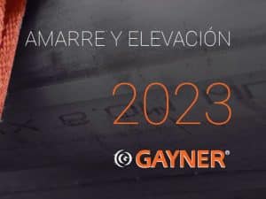Gayner: Catálogo ‘Amarre y elevación 2023’.