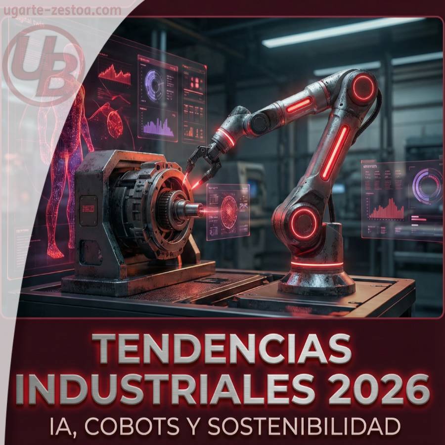 tendencias industriales 2026: ia, cobots y sostenibilidad.